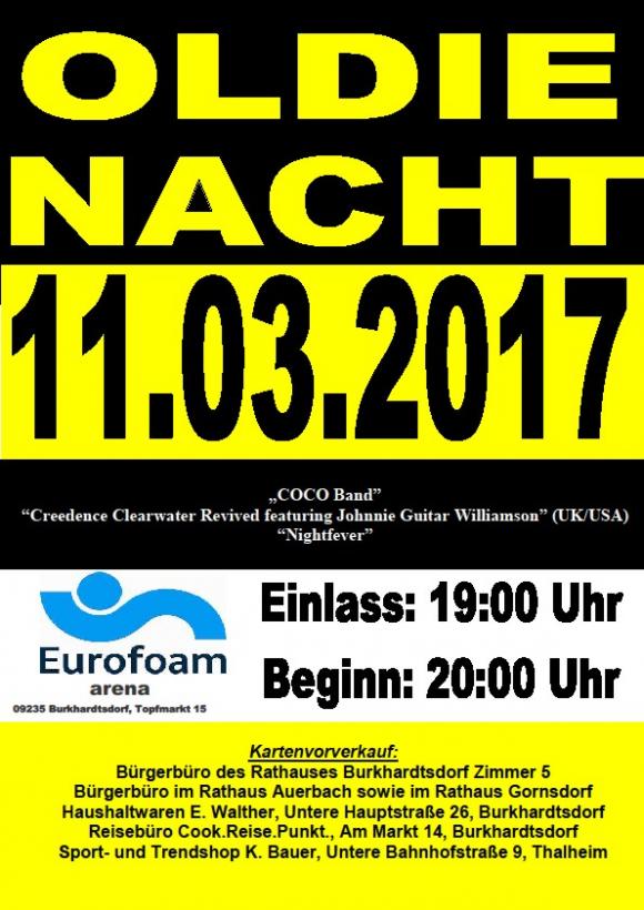 Plakat Oldienacht 2017